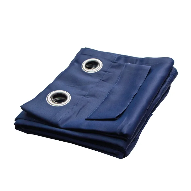 Cortinas de blackout, 2 paños con argollas (1.32 m x 2.13 m)