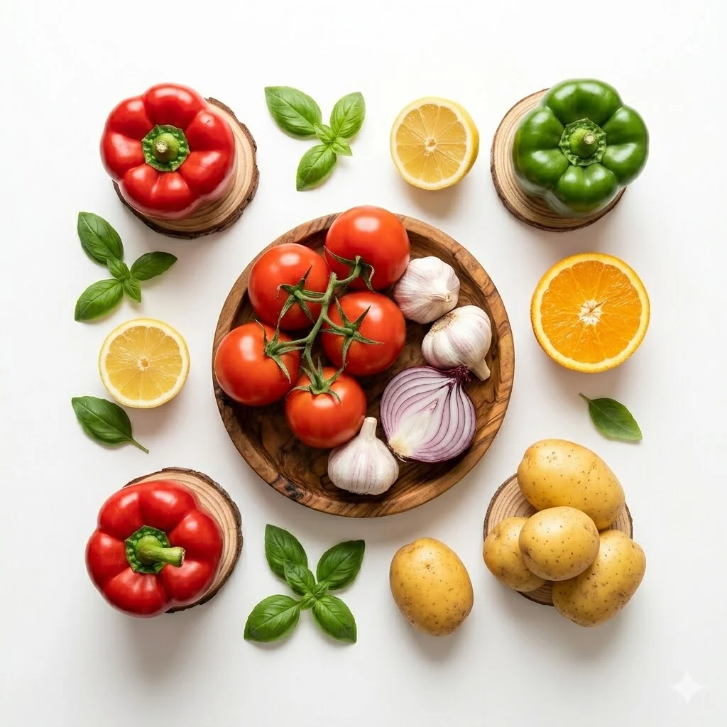 Frutas, vegetales y viandas